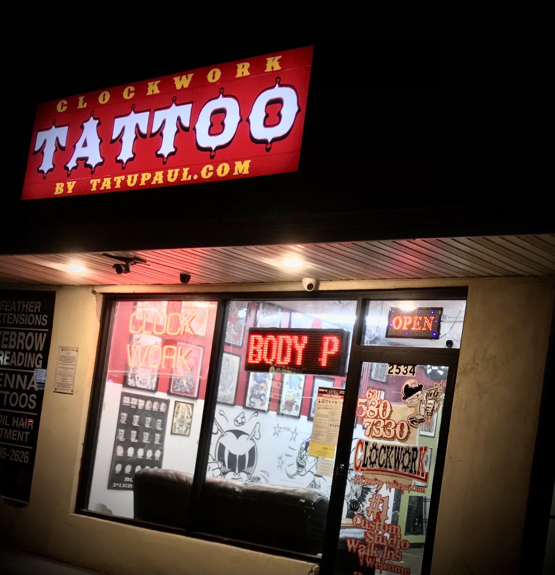 Clockwork tattoo in Centereach 